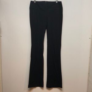 Cabi Black Pants Women's 6 knit rayon blend pull on tall pants 966L slacks dress